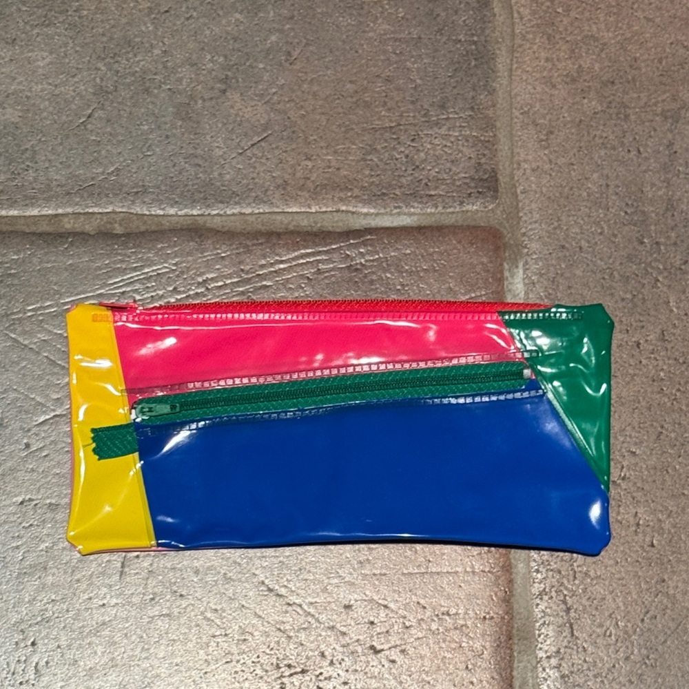 Colorful Kids Pencil Marker Case zippered compartments
